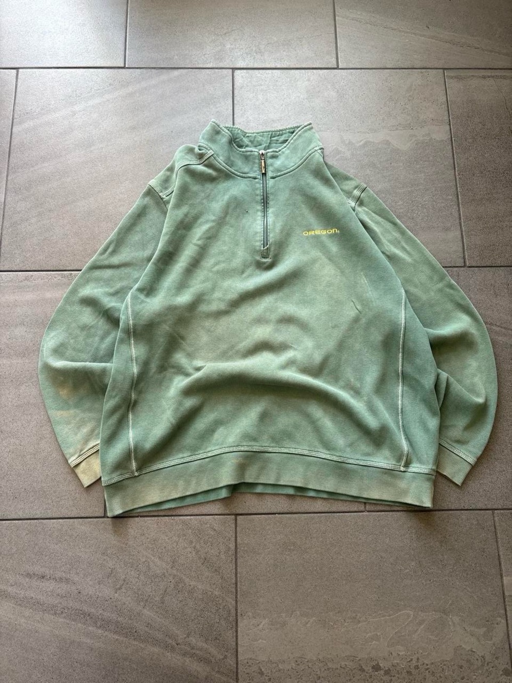 Oregon Ducks Tommy Bahama "Emfielder 2.0" IslandZone Quarter Zip